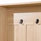 Flash Furniture Paisley 31.5in. Wide Hall Tree w/Bench, 3 Single Storage Hooks, and 4 Lower Storage Cubbies NAN-FY-HY-HT06-WTHWD-GG - alternate 3